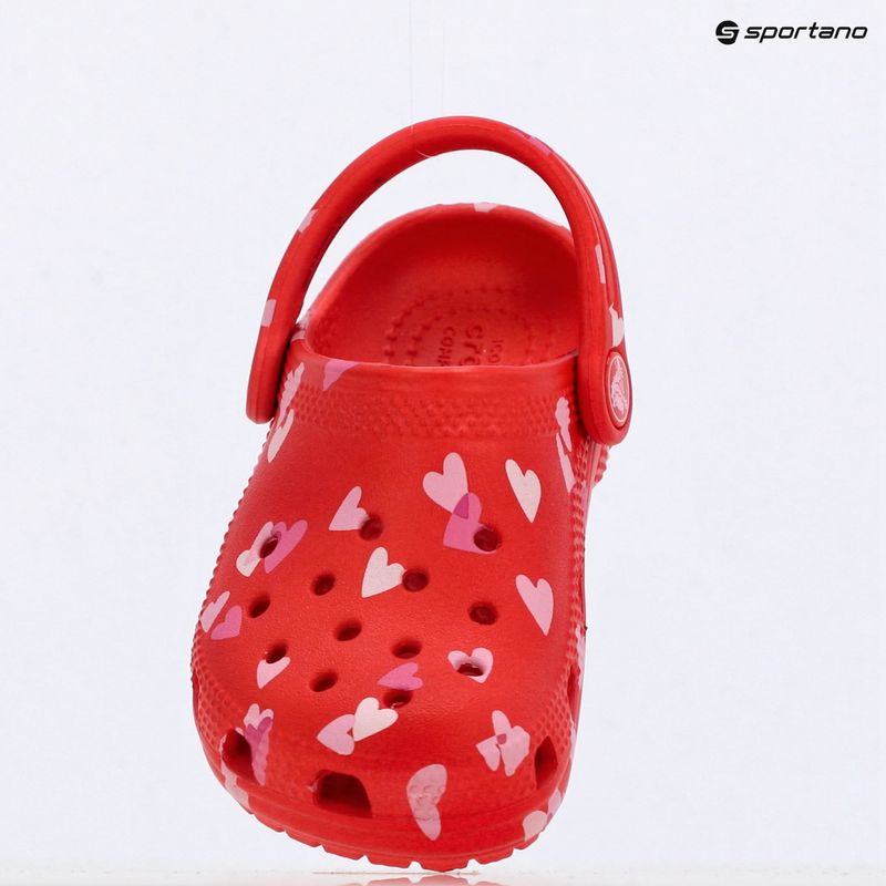 Vaikiškos šlepetės Crocs VDay Clog Toddler cherry red 10