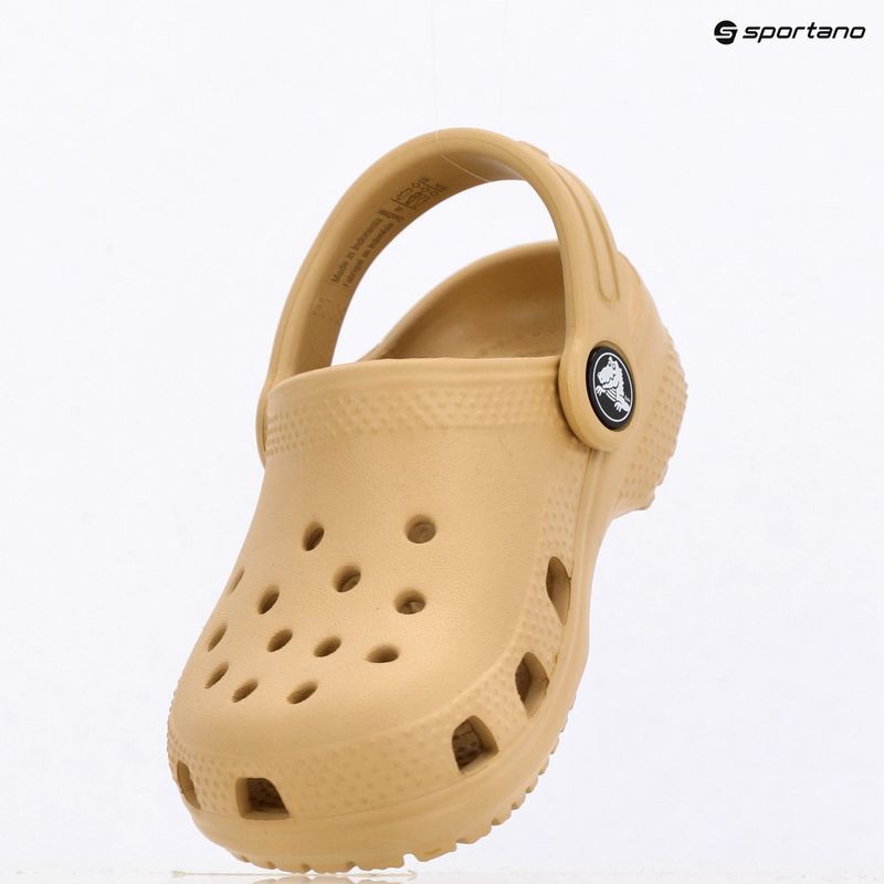 Vaikiškos šlepetės Crocs Classic Clog Toddler wheat 17
