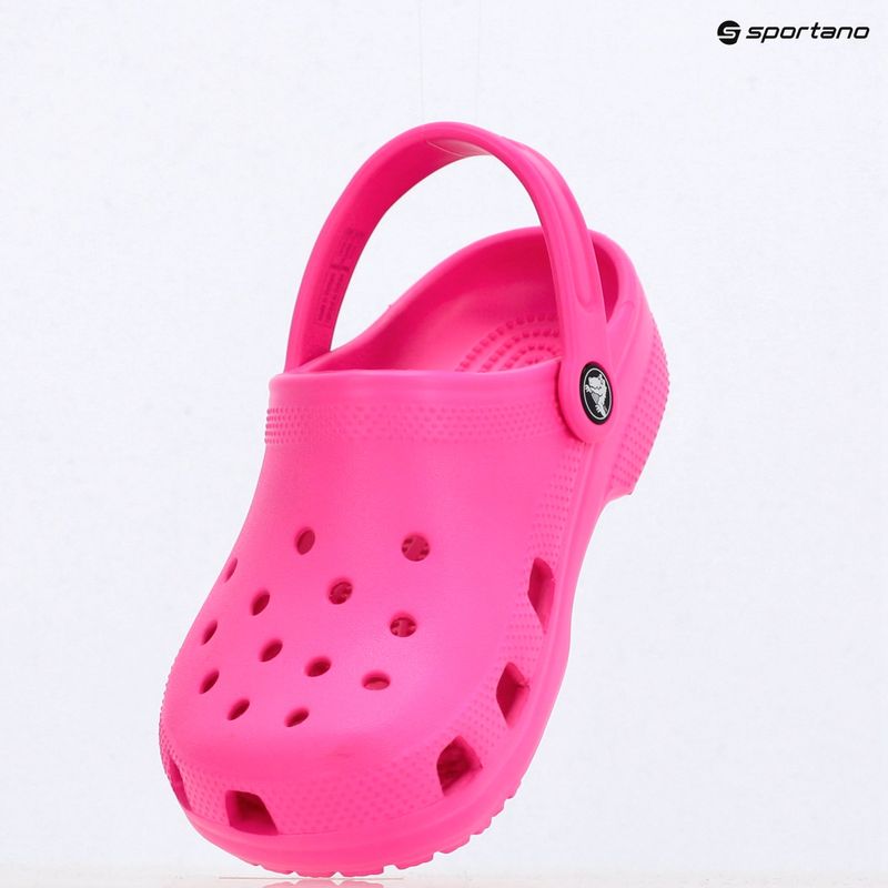 Vaikiškos šlepetės Crocs Classic Clog Kids pink crush 12