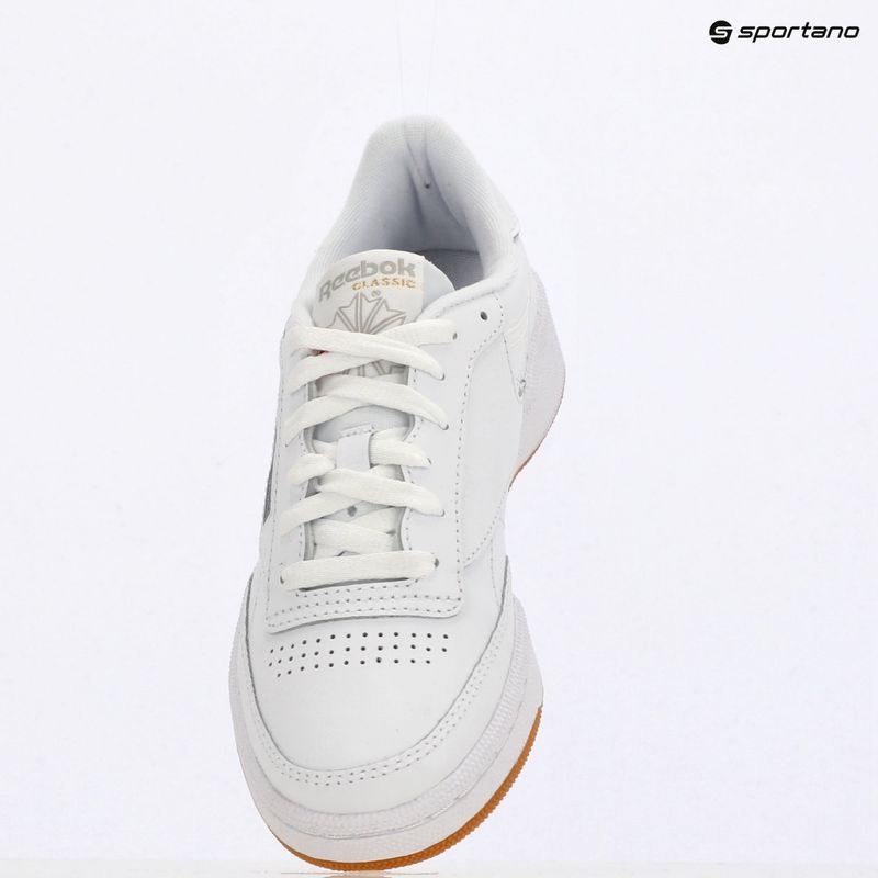 Moteriški batai Reebok Club C 85 white/light grey/gum 9