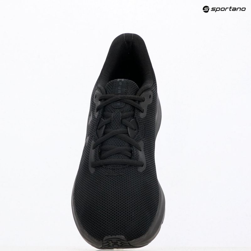 Vyriški bėgimo bateliai Under Armour Charged Pursuit 4 black/black/black 9