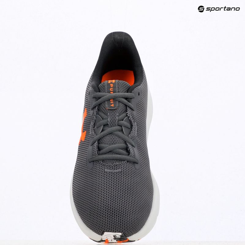 Vyriški bėgimo bateliai Under Armour Charged Pursuit 4 castlerock/anthracite/blaze orange 9