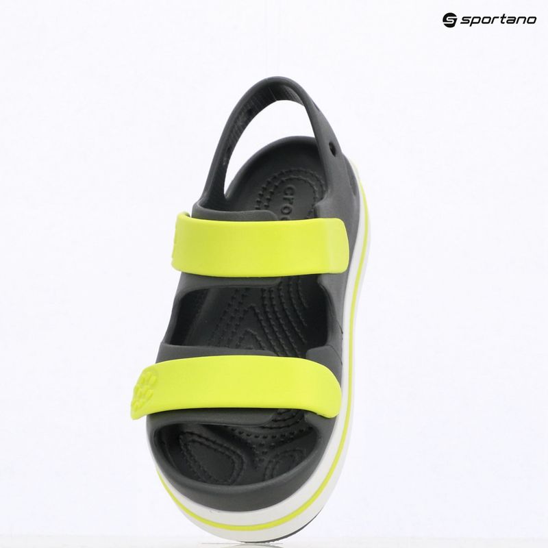Vaikiški sandalai  Crocs Crocband Cruiser Kids slate grey/acidity 16