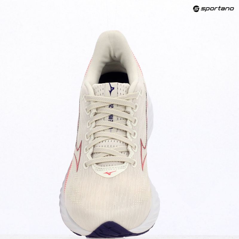 Moteriški bėgimo batai  Mizuno Wave Rider 28 snow white/camellia rose/vintage indigo 10