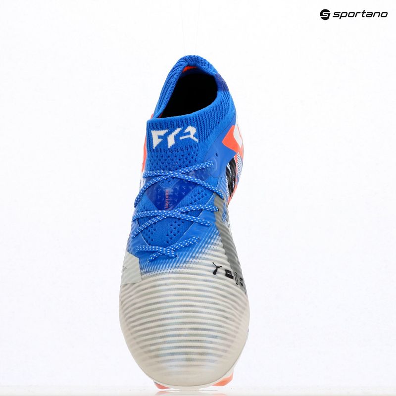 Vyriški futbolo batai PUMA Future 8 Ultimate Forever FG white/ultra blue/feather gray/puma black/glowing red 9
