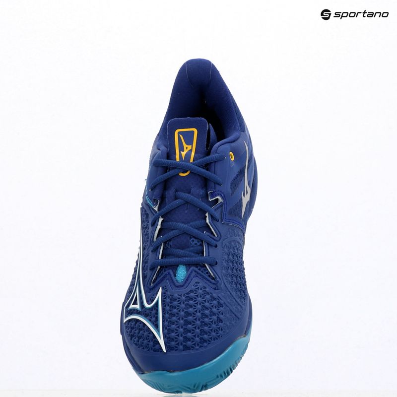 Vyriški teniso batai Mizuno Wave Exceed Tour 6 CC bellwether blue/ white/ fjord blue 12