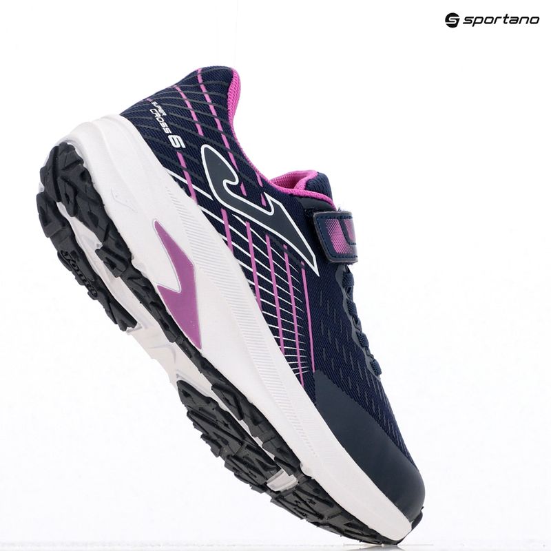 Vaikiški bėgimo batai Joma Super Cross navy/ fuchsia 9