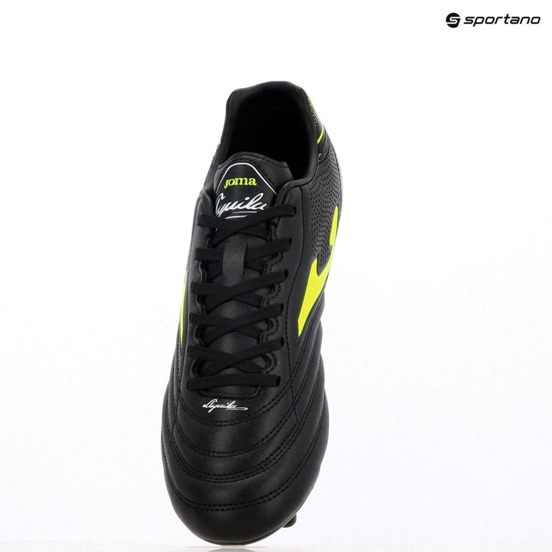 Vyriški futbolo batai Joma Aguila FG black/yellow 15