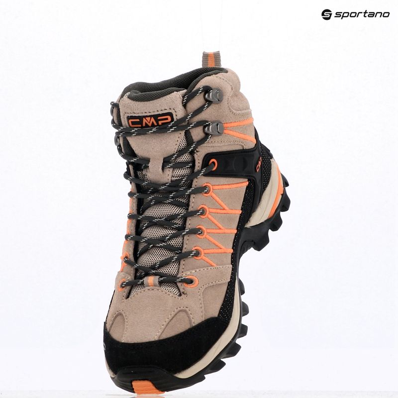 CMP moteriški trekingo batai Rigel Mid Wp sabbia/salmone 9