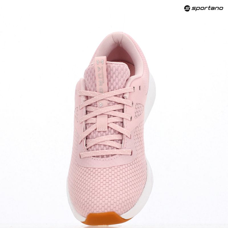 Moteriški treniruočių batai Under Armour W Charged Aurora 2 prime pink/white/metallic silver 9