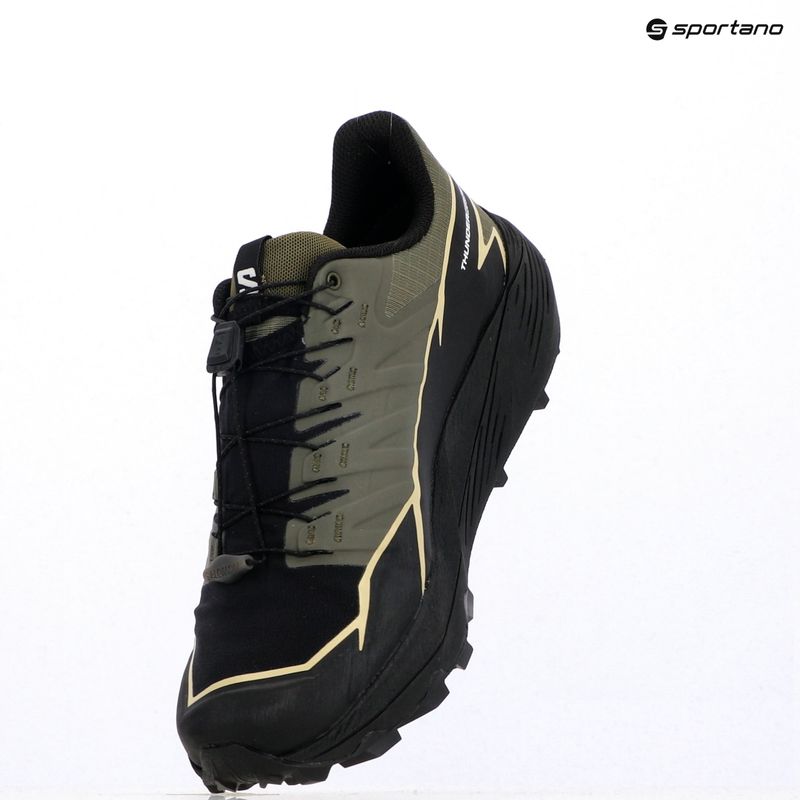 Vyriški bėgimo batai Salomon Thundercoss GTX olive night/black/alfalfa 11
