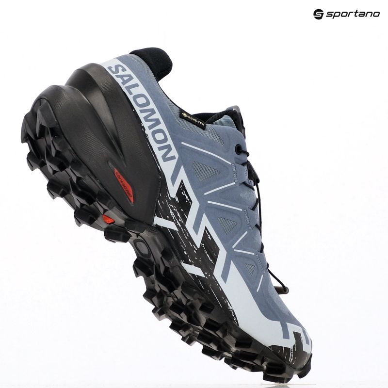 Moteriški bėgimo batai Salomon Speedcross 6 GTX flint/black/heat 15