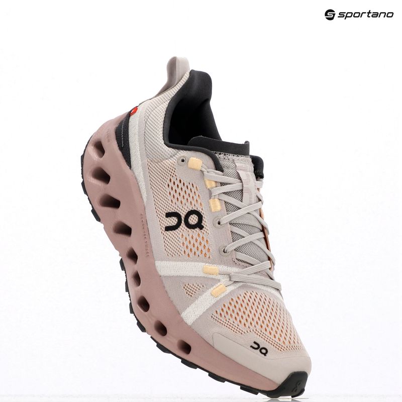 Moteriški bėgimo bateliai On Running Cloudsurfer Trail silver/mauve 13