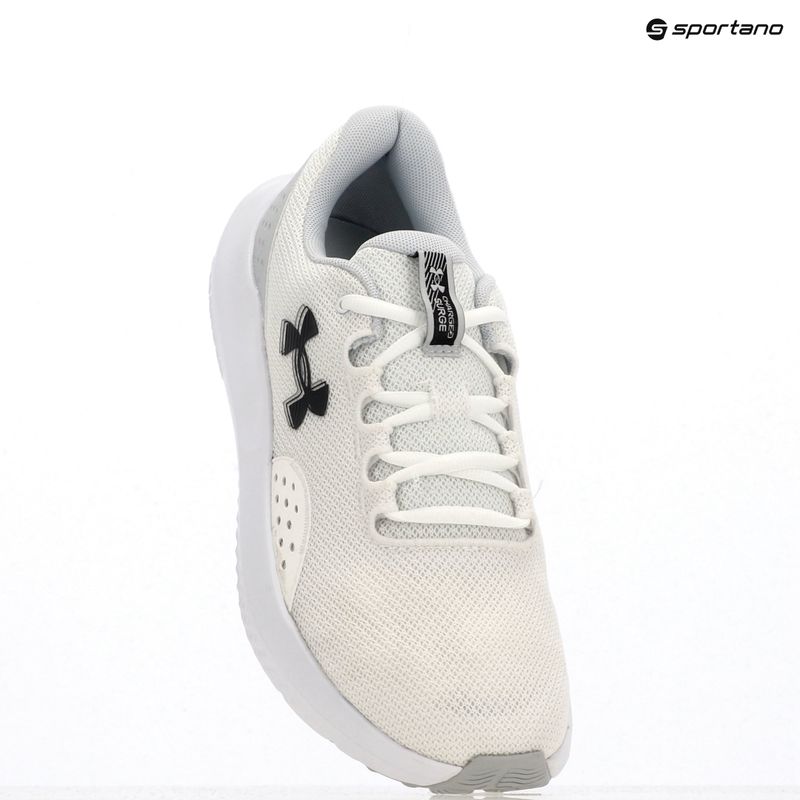 Vyriški bėgimo bateliai Under Armour Charged Surge 4 white/halo gray/black 6