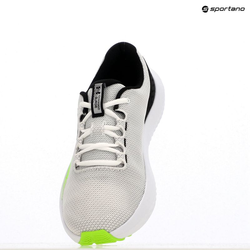 Vyriški bėgimo bateliai Under Armour Charged Surge 4 white/hyper green/black 6