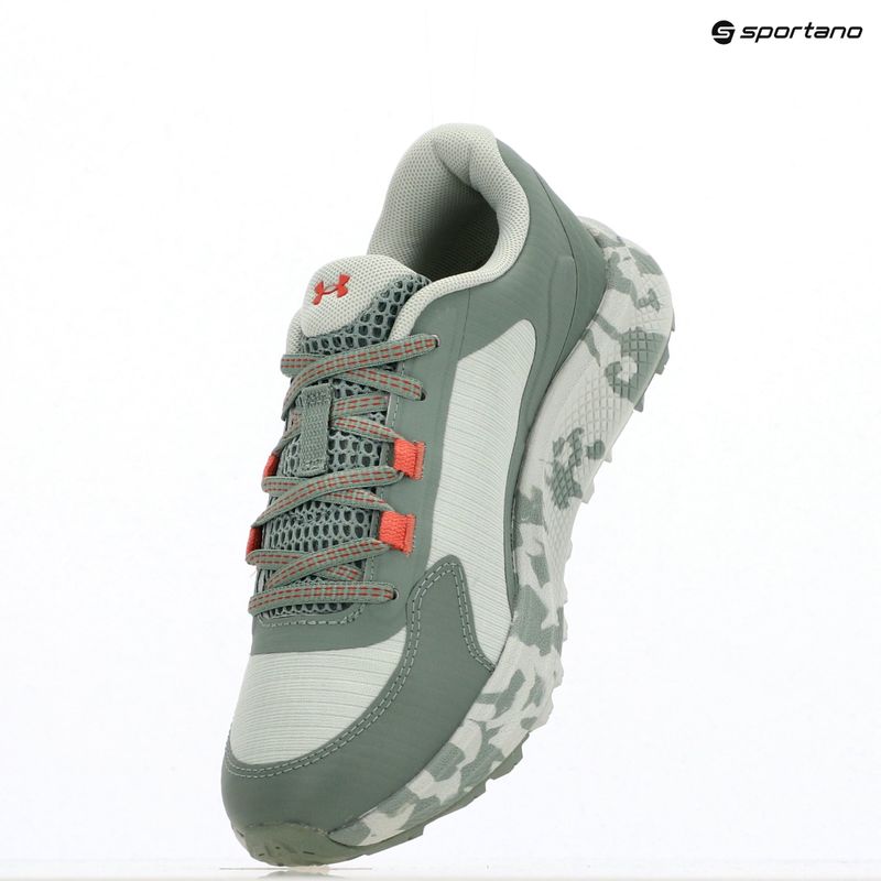 Moteriški bėgimo bateliai Under Armour Charged Bandit Trail 3 hydro green/silica green/blush orange 11