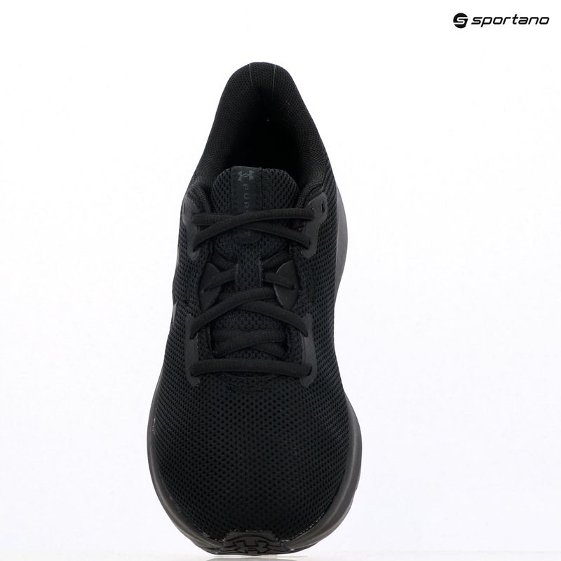 Moteriški bėgimo bateliai Under Armour Charged Pursuit 4 black/black/black 11