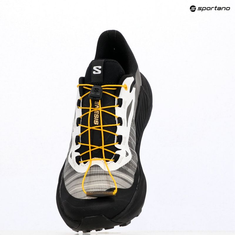 Vyriški bėgimo bateliai Salomon Genesis black/white/lemon 11