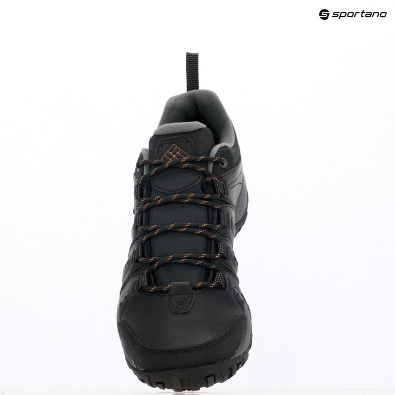 Vyriški turistiniai batai Columbia Woodburn II Waterproof black/caramel 18
