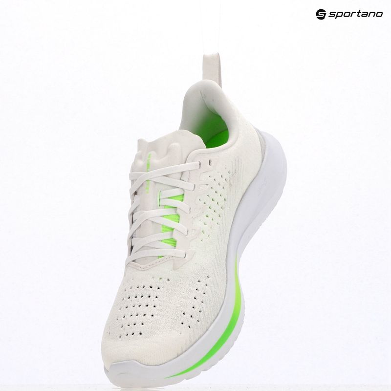 Vyriški bėgimo bateliai Under Armour Velociti 4 white/white/hyper green 9