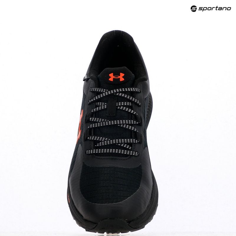 Vyriški bėgimo bateliai Under Armour Charged Bandit Trail 3 black/black/fire 11