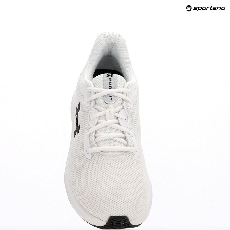Vyriški bėgimo bateliai Under Armour Charged Pursuit 4 white/white/black 11