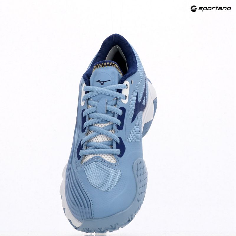 Moteriški teniso batai Mizuno Wave Enforce Tour 2 CC bel air blue/ white/ bellwether blue 9