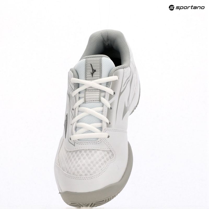 Moteriški teniso batai Mizuno Break Shot 5 CC white/ ultimate gray/ harbor mist 12