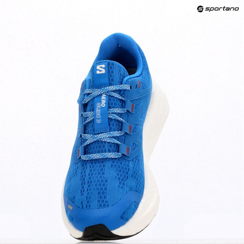 Vyriški bėgimo batai Salomon Aero Glide 3 french blue/white/cherry tomato 14