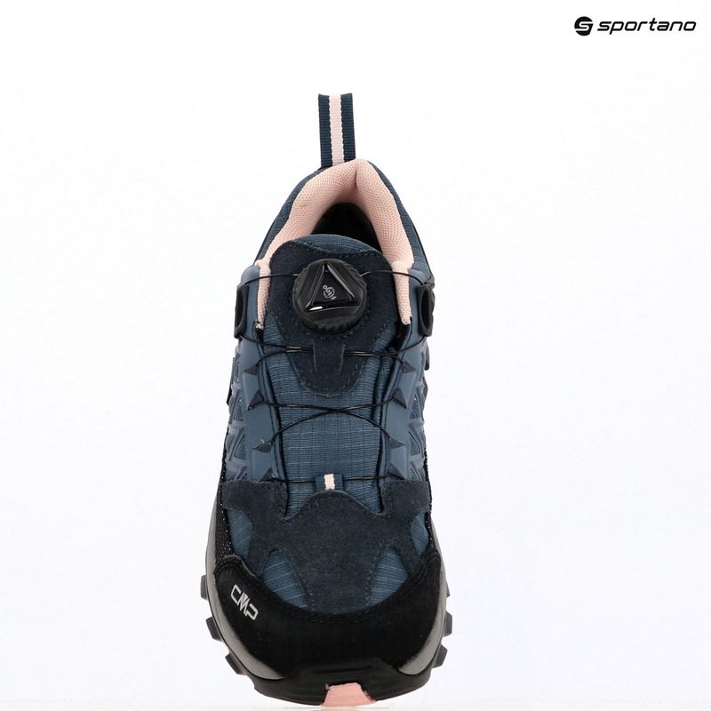 Vyriški CMP Rigel Low Fitgo asfalto/antracito/rožinės spalvos trekingo batai 9