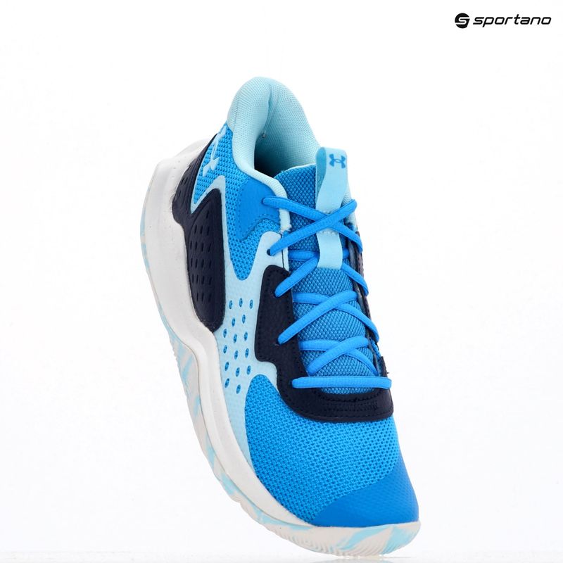 "Under Armour Jet' 23 electric blue/midnight navy/stream" krepšinio bateliai 15