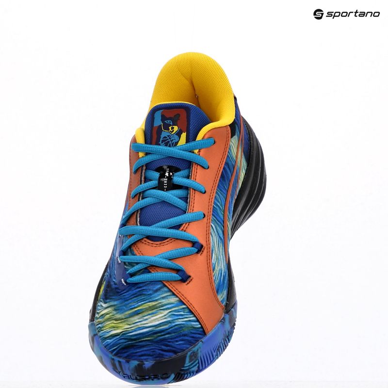 Vyriški krepšinio batai PUMA All-Pro Nitro Dylan Exhibit vivid blue/tropical blue 14