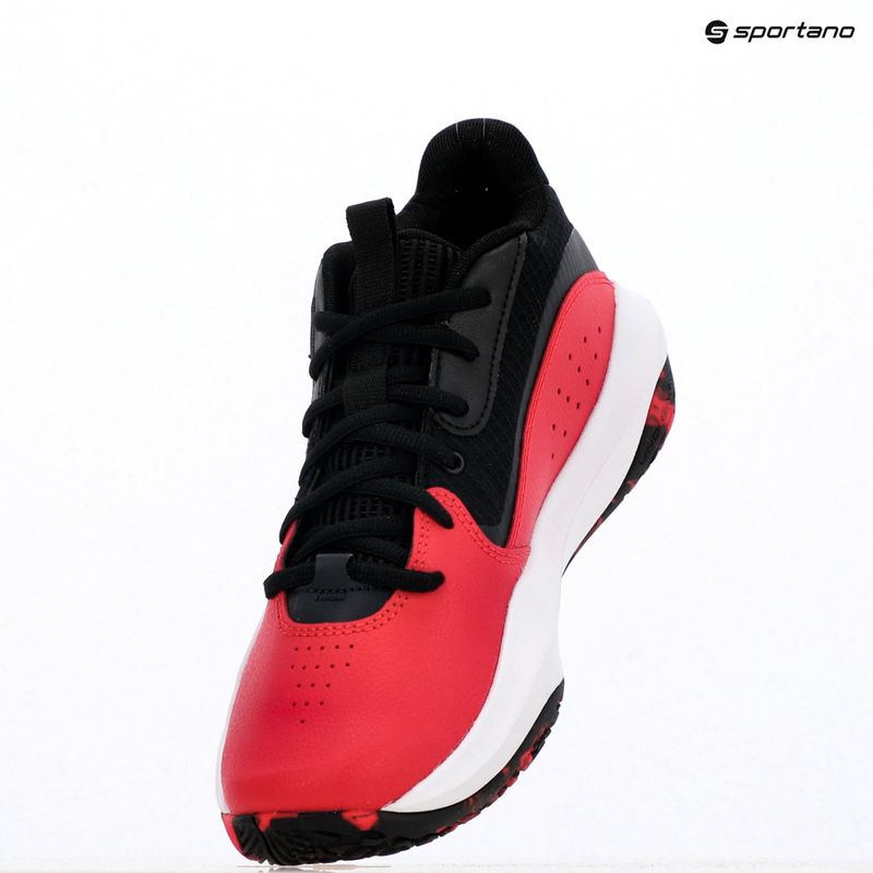 Under Armour Lockdown 7 raudoni/juodi/balti krepšinio bateliai 15