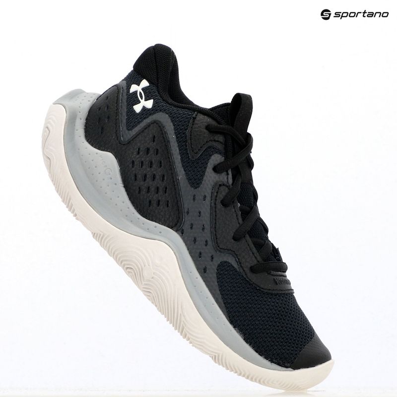 Under Armour Grade School Jet '23 black/jet gray/white vaikiški krepšinio bateliai 14