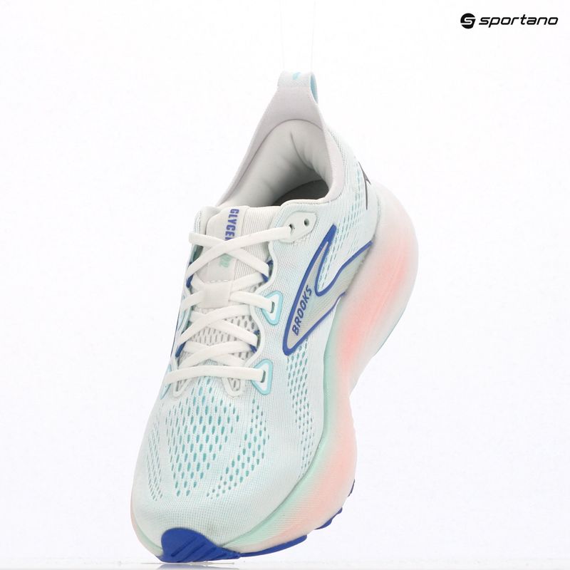Moteriški bėgimo batai Brooks Glycerin 22 wide fit white/limpet shell/amparo blue 16