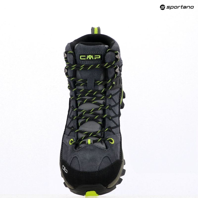 Vyriški trekingo batai CMP Rigel Mid grey/yellow fluo 13