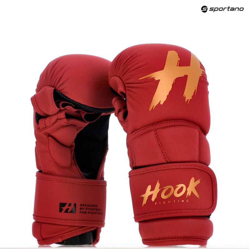 Sparingo pirštinės MMA HOOK FIGHTING TX0-B4M0016 raudonos 10