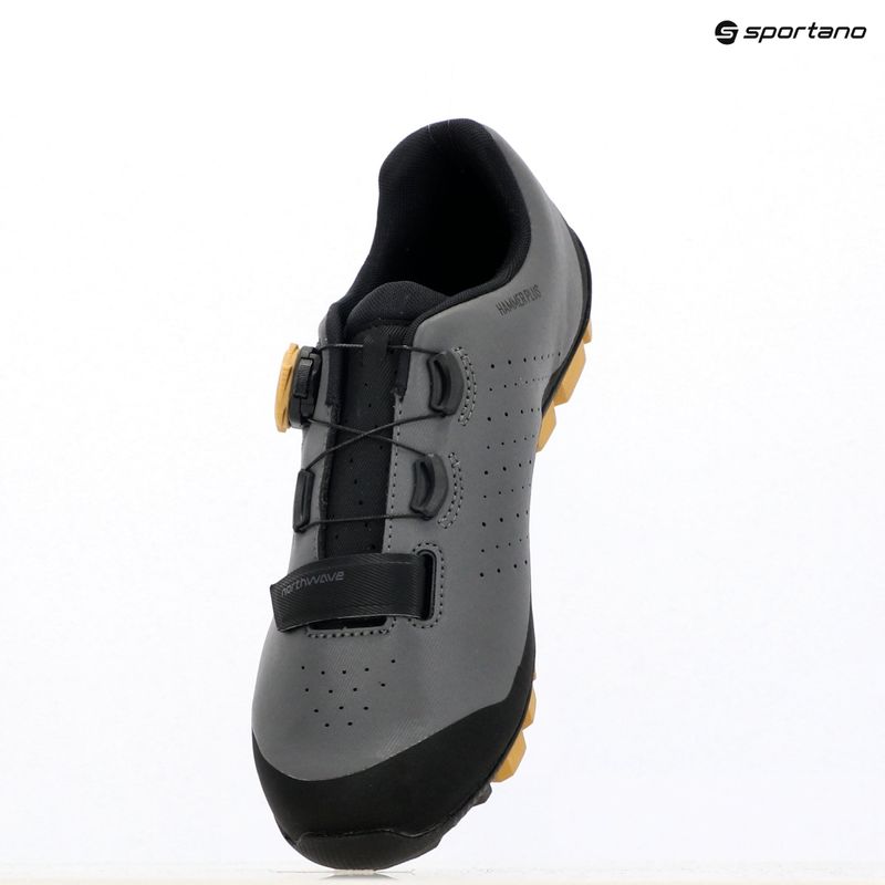 Vyriški dviračių MTB batai Northwave Hammer Plus dark grey/honey 5