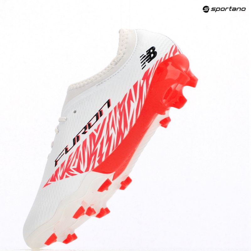 Vaikiški futbolo batai New Balance Furon Team V8 Jr FG white 15