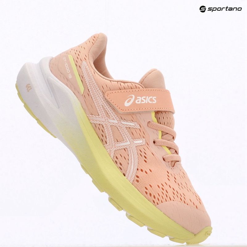Vaikiški bėgimo batai ASICS GT-1000 13 PS breeze/white 9