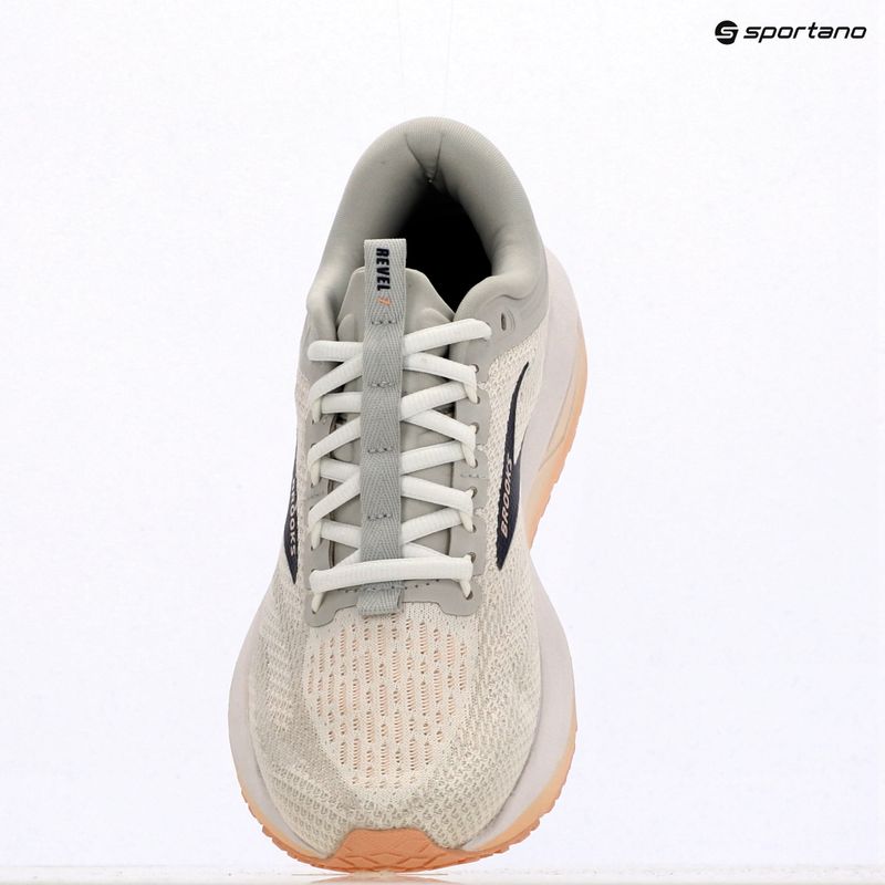 Moteriški bėgimo batai Brooks Revel 7 oyster/white/tropical peach 9
