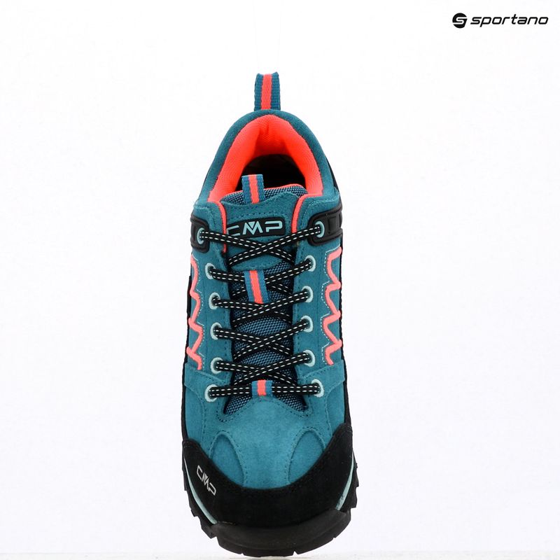 Moteriški žygio batai CMP Moon Low Wp teal/red fluo 9