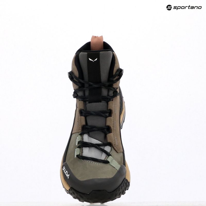 Moteriški žygio batai Salewa Puez Leather Mid Ptx bungee cord / onyx 20