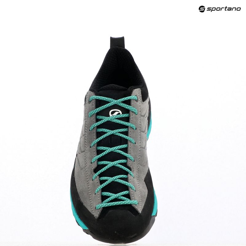 Moteriški priėjimo prie trasų batai SCARPA Mescalito smoke/tropical green 12