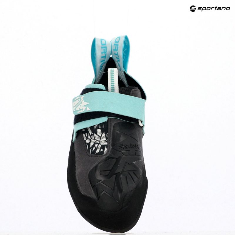 La Sportiva Skwama Vegan carbon / turquoise moteriški laipiojimo bateliai 11