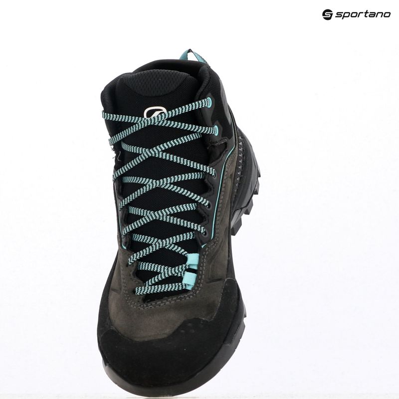 Moteriški priėjimo prie trasų batai SCARPA Rapid XT Mid GTX shark/aqua 13
