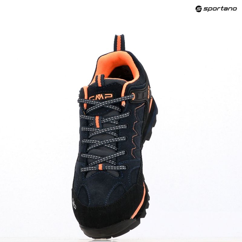 Moteriški žygio batai CMP Moon Low Wp blue ink/sunrise 9