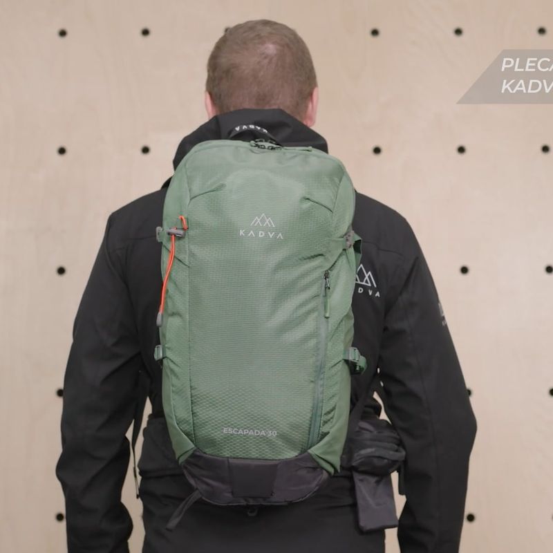 Turistinis kuprinė KADVA Escapada 30 l žalia 34
