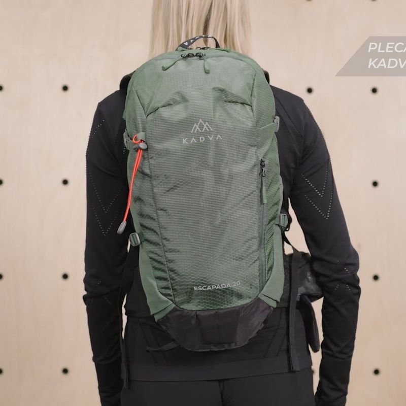 Turistinis kuprinė KADVA Escapada 20 l žalia 23