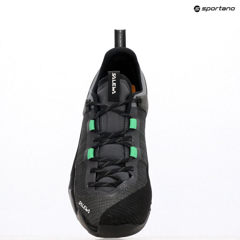 Vyriški priėjimo prie trasų batai Salewa Wildfire Nxt GTX onyx / irish green 9